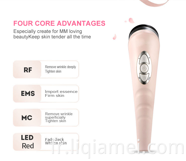 Masqueur de soins de la peau / Rajeunissement Face Lift RF Face Face Skin Beauty Equipment Machine